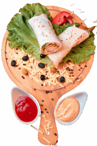 Chicken Tikka Wrap or Kathi Roll