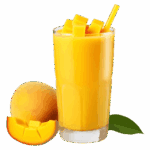 Mango Lassi (House Specialty: Lassi blended with mango & rosewater)